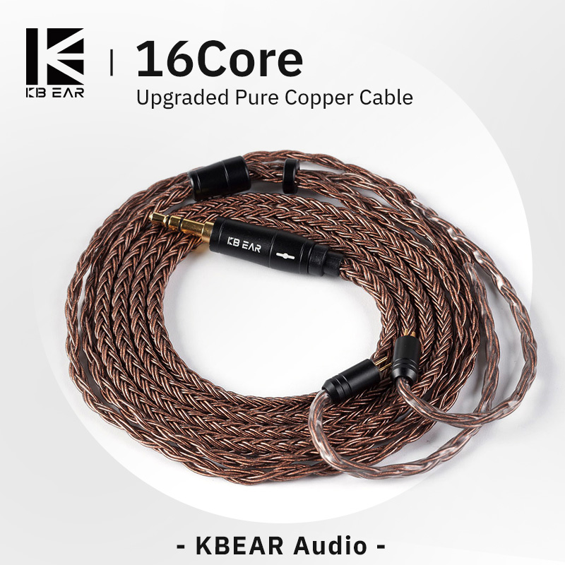 Earphone Foam Tip - KBEAR 16 الأساسية النحاس النقي سماعة