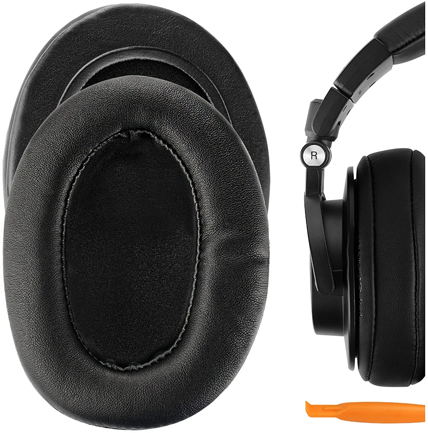 Audio Technica Headphone Ath-M20X - وسادات أذن بديلة من جلد بروتين