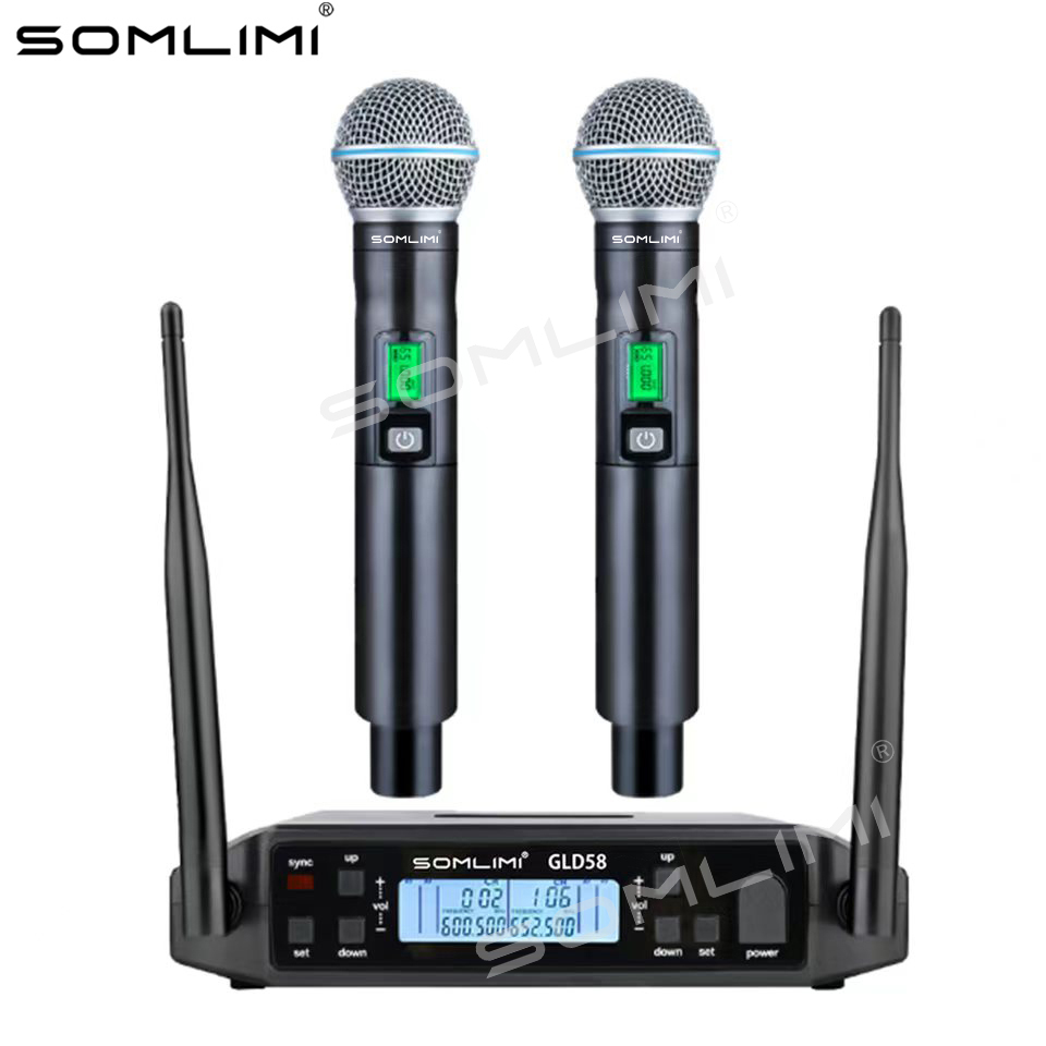 Shure Mic Sm58 - ميكروفون لاسلكي احترافي محمول باليد من