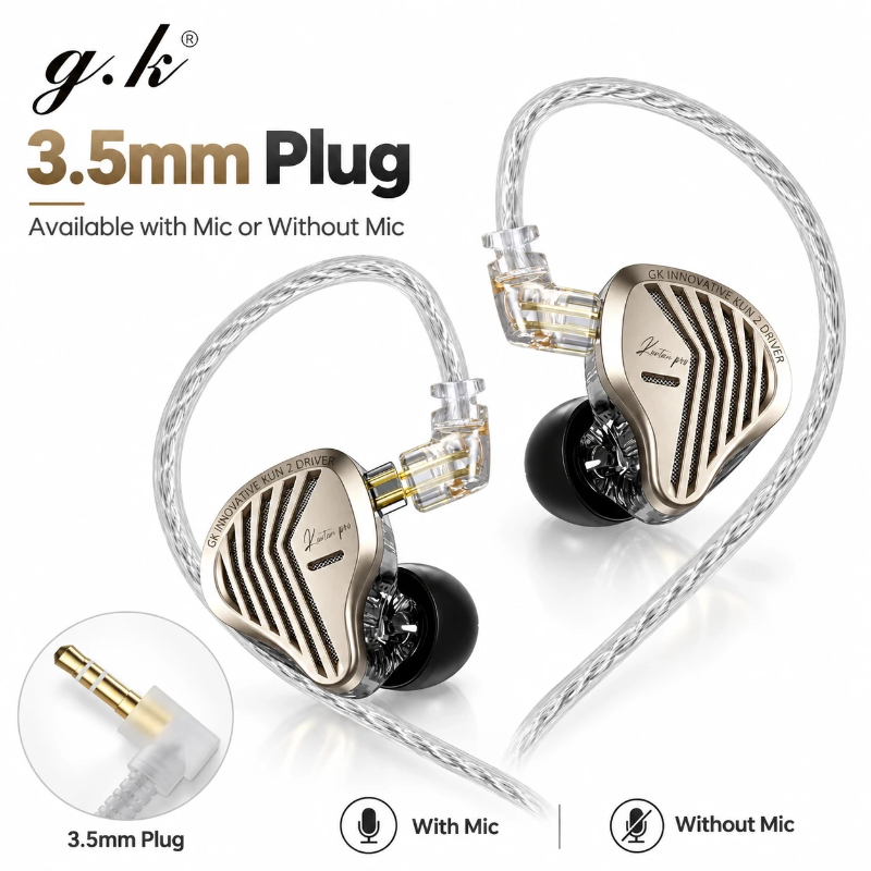 Audiophile Headphone Wired - سماعات أذن GK KUNTEN PRO KUN