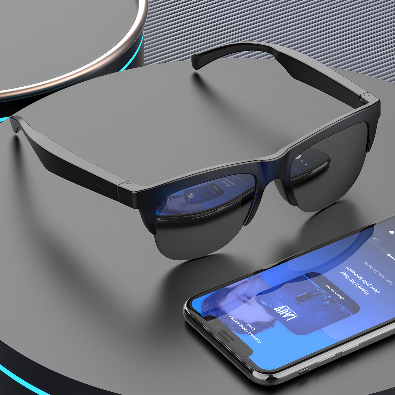 Bluetooth Headset On Ear - نظارات شمسية ذكية مزودة بتقنية البلوتوث