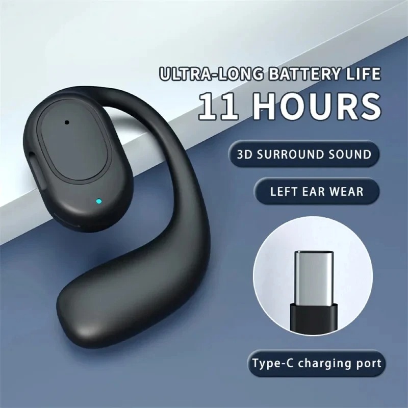 سماعات رأس لاسلكية بخطاف أذن و - مراجعة Bluetooth Headset On Ear وسعره