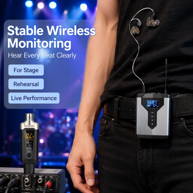 نظام مراقبة داخل الأذن لاسلكي، - مراجعة In Ear Monitor Iem وسعره