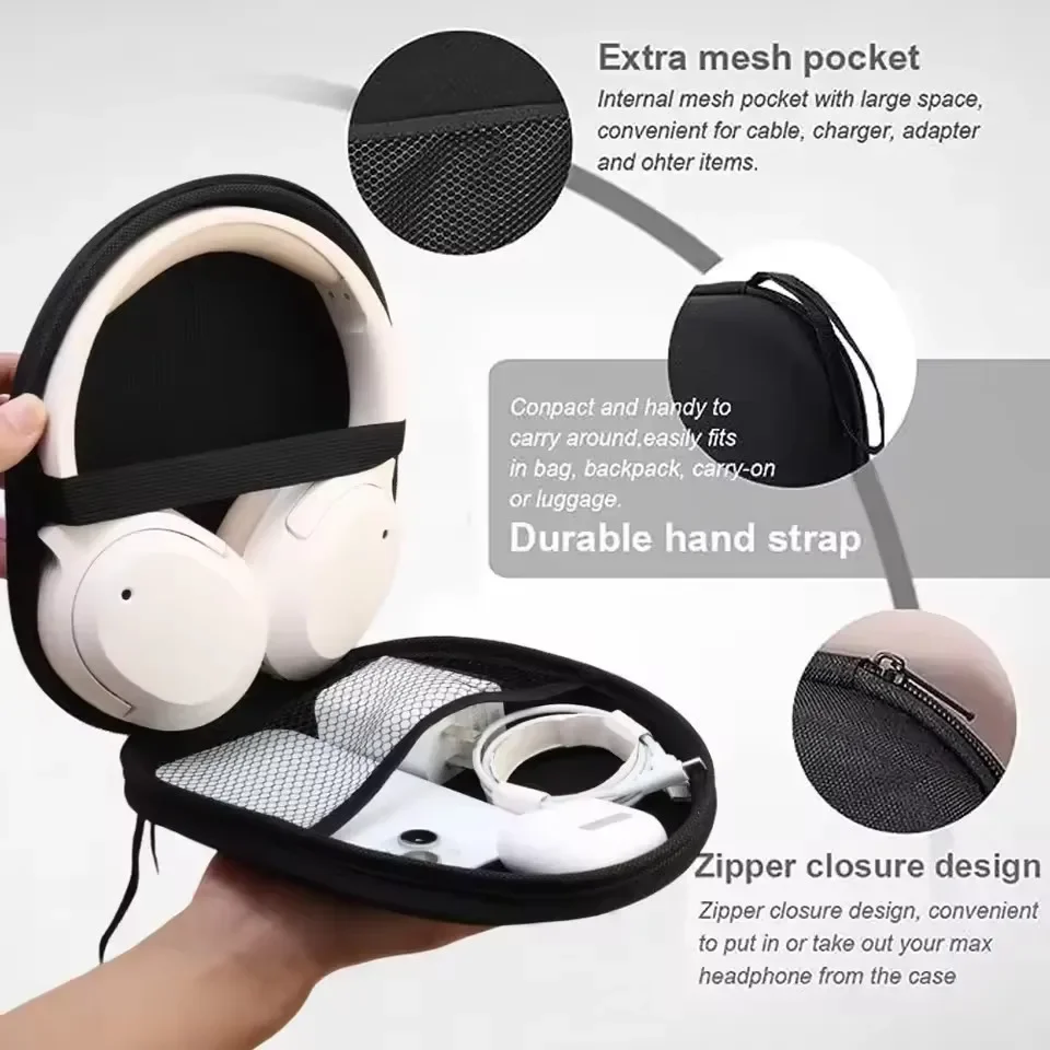 حقيبة حمل سماعات الرأس من مادة - مراجعة Sony Headphone Wh-1000Xm4 وسعره