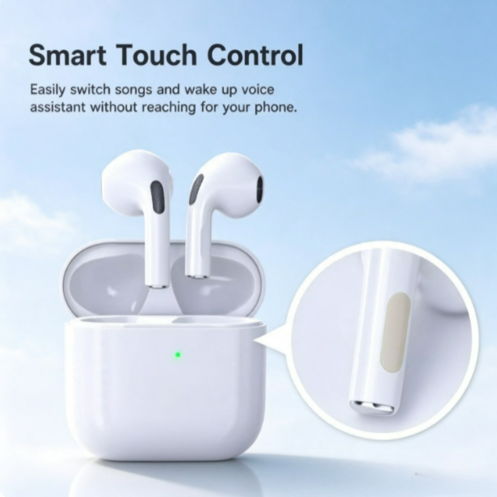 سماعة أذن لاسلكية Pro4 TWS أصل - مراجعة Wireless Earbuds Tws وسعره